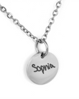 Mini Disc Handwriting Necklace