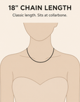 18" cable chain infographic