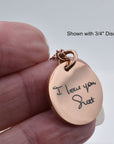 Handwriting Keyring