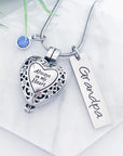 Always in My Heart Locket Cremation Jewelry