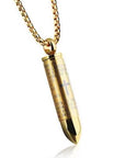 Lord's Prayer Bullet Necklace for Ashes