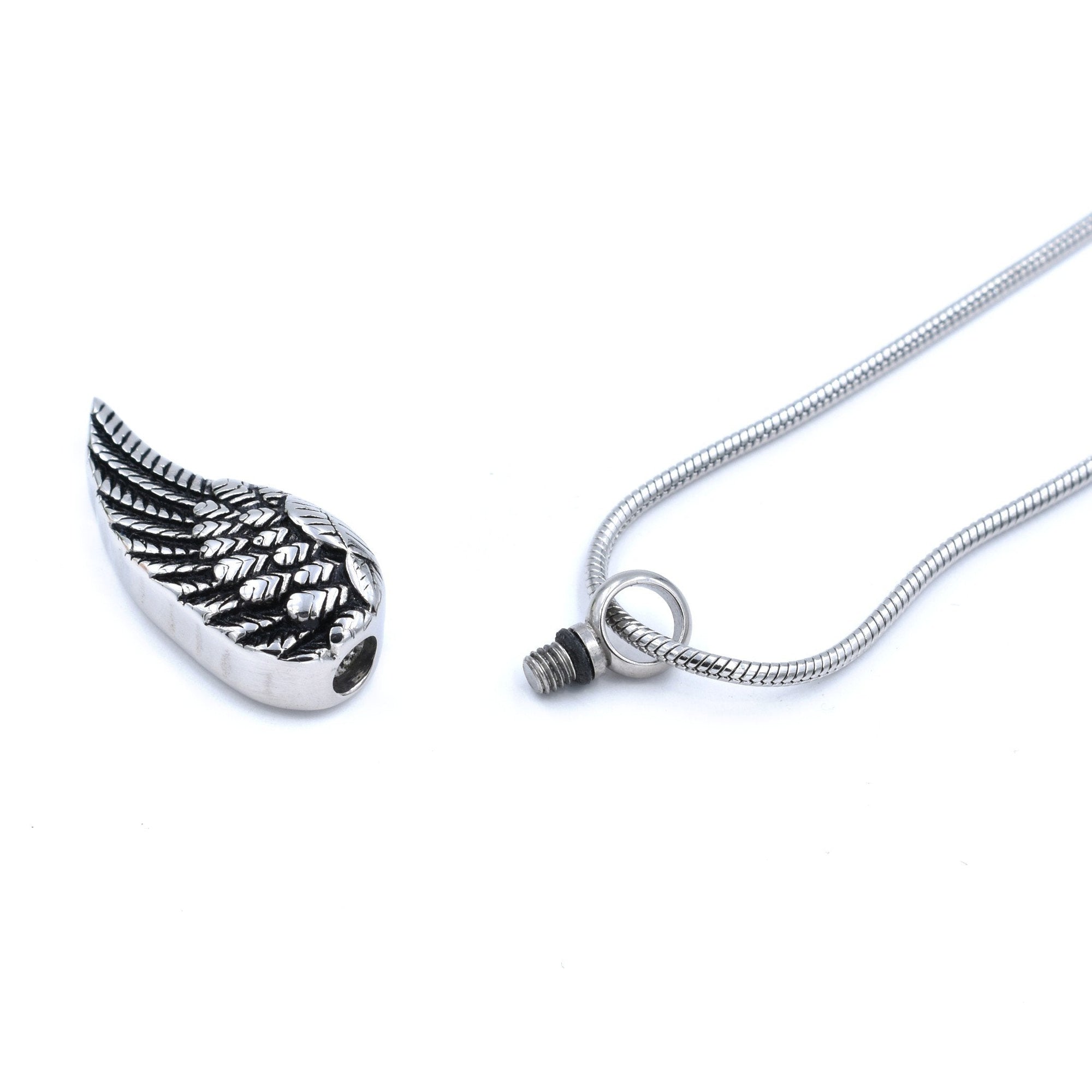 Large Angel Wing Urn Necklace Sarah & Essie