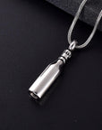 Silver Beer Bottle Urn Necklace Sarah & Essie
