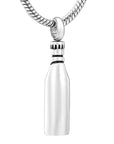 Silver Beer Bottle Urn Necklace Sarah & Essie