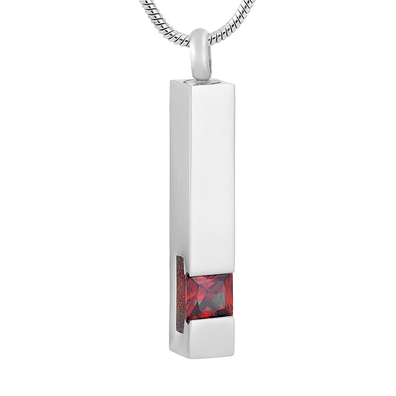 Birthstone Bar Urn Necklace