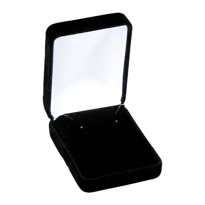 Black Flocked Velvet Gift Box