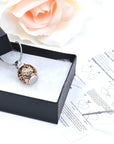 Round Openwork with Butterflies Urn Necklace Sarah & Essie