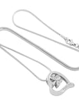 Crystal Butterfly in Heart Urn Necklace Sarah & Essie