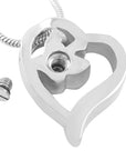 Crystal Butterfly in Heart Urn Necklace Sarah & Essie