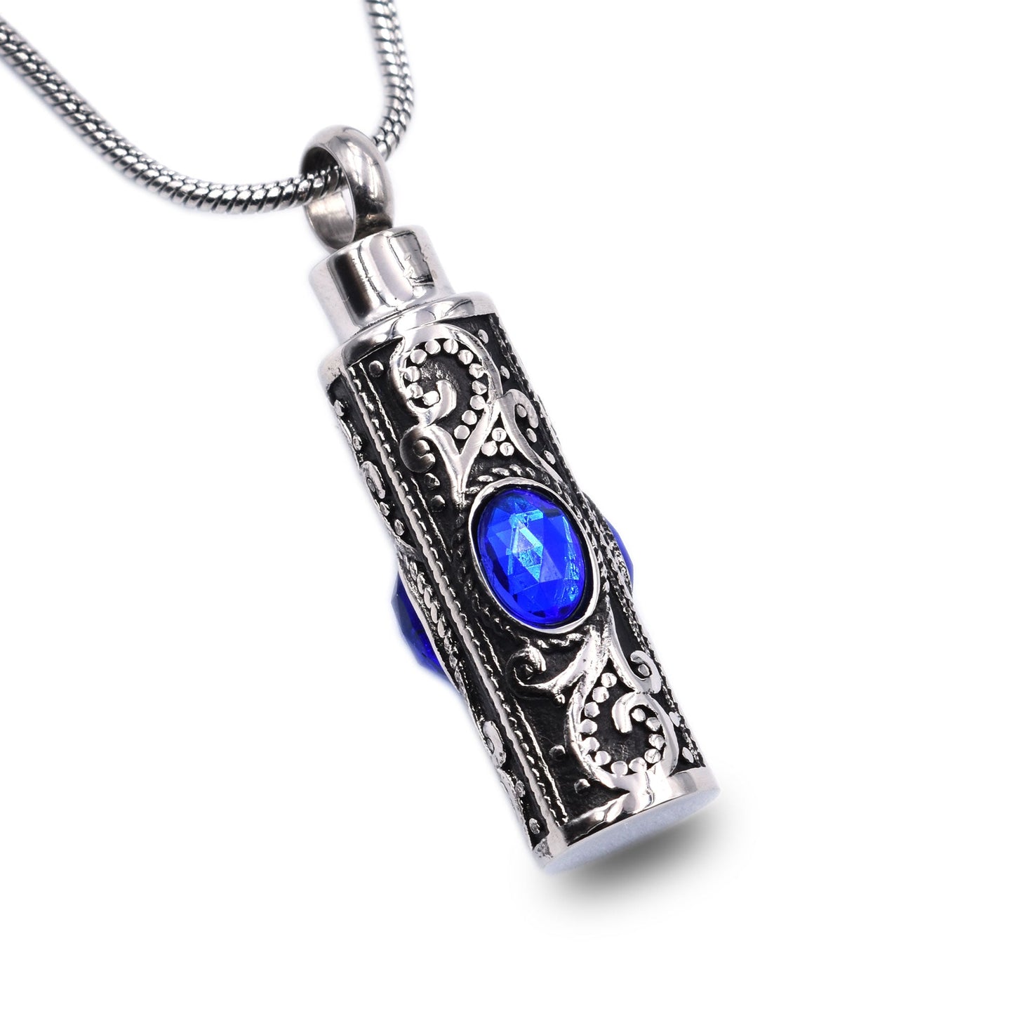 Paisley Cylinder with Sapphire Crystal