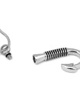 Fish Hook Pendant for Ashes, Open View