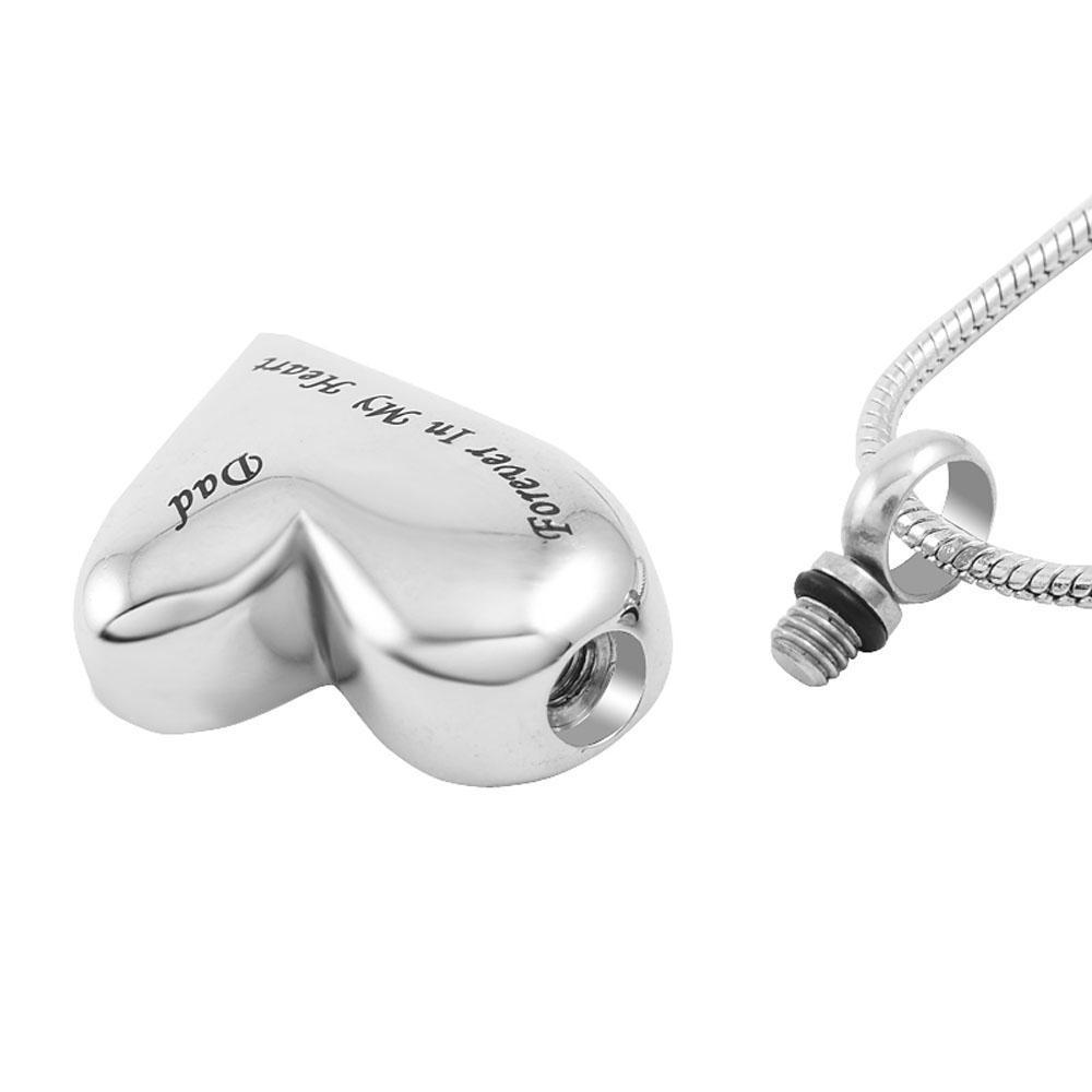 Forever in My Heart Dad Urn Necklace Sarah & Essie