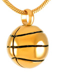 Basketball Urn Necklace