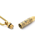 Lord's Prayer Bullet - Silver or Gold Urn Necklace Sarah & Essie