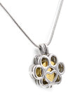 Filigree Paw Locket Urn Necklace Sarah & Essie Gold