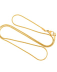 Stainless Steel Snake Chain Necklace Cremation Jewelry Accessories My Sweetest Memories 24" Snake Chain Gold