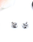 Silver Heart Urn Necklace | Dad Heart Charm | Mom Urn for Human Ashes | Small Heart Charm | Memorial Jewelry Gift | Cremation Pendant Sarah & Essie