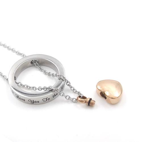 Love You to the Moon Sun Back Urn Necklace Sarah & Essie