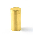 Gold Cylinder Mini Urn - Closed