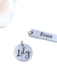 Custom Name / Text Charms Cremation Jewelry Accessories My Sweetest Memories