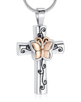 Eternal Flutter Cross & Butterfly