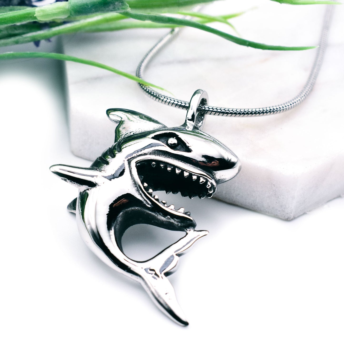 Shark Urn Necklace
