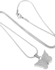 Graceful Butterfly Necklace for Ashes