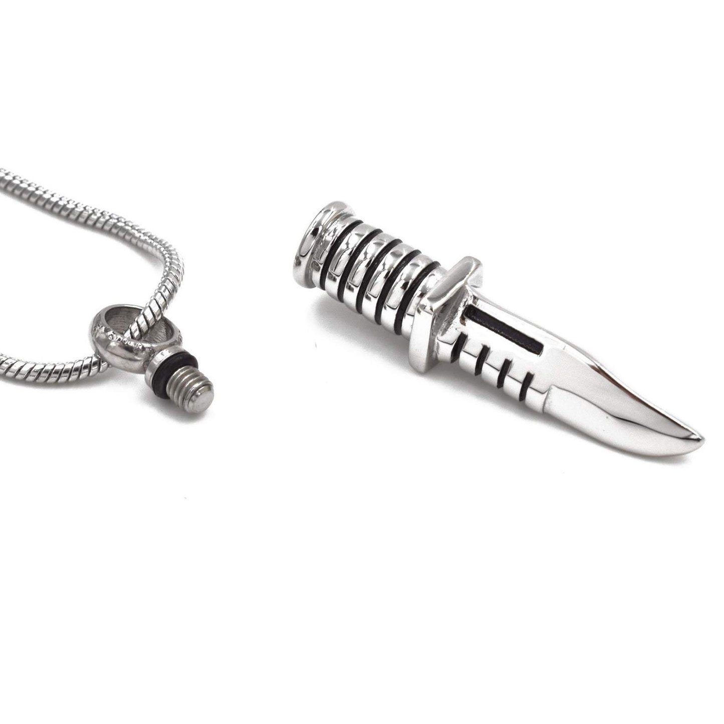 Silver Dagger Urn Necklace Sarah & Essie