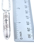 Lord's Prayer Bullet - Silver or Gold Urn Necklace Sarah & Essie