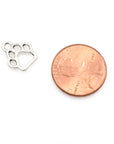 Small Paw Print Charm