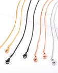Stainless Steel Snake Chain Necklace Cremation Jewelry Accessories My Sweetest Memories