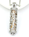 Cylinder Tree of Life Urn Necklace