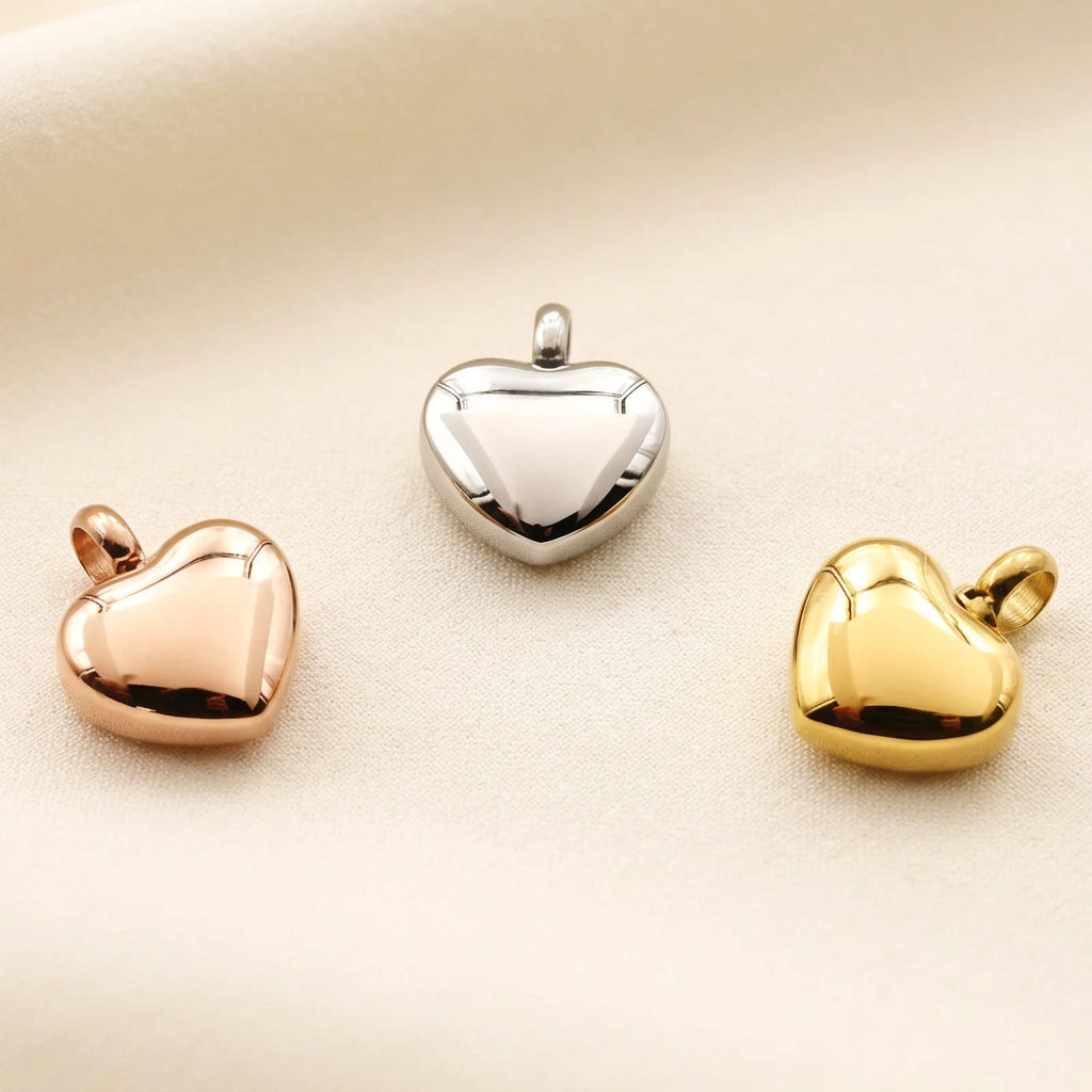 Optional mini heart urn