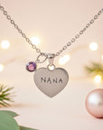 Heart Charm Handwriting Necklace