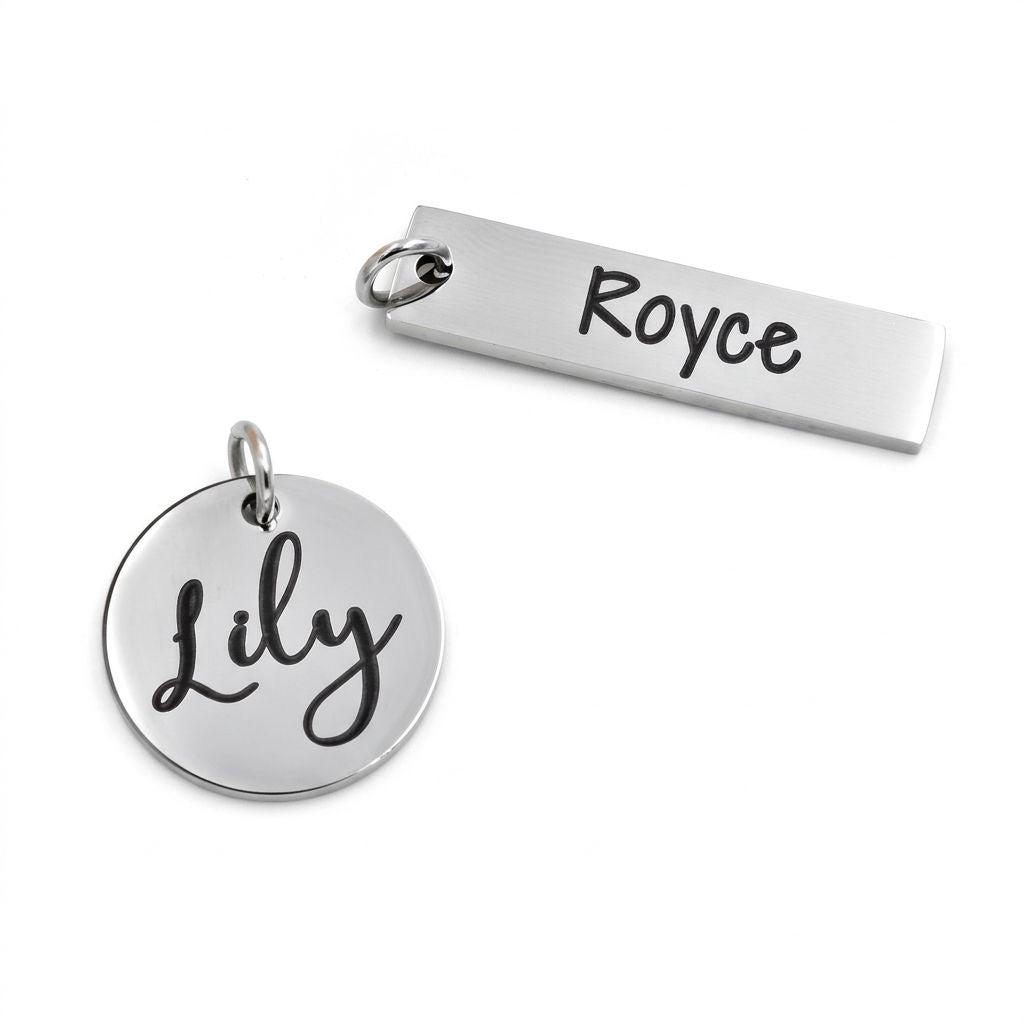 Custom Name / Text Charms