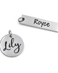 Custom Name / Text Charms