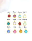 Preciosa Birthstone Charms, 6MM
