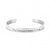 Silver Cuff Handwriting Bracelet