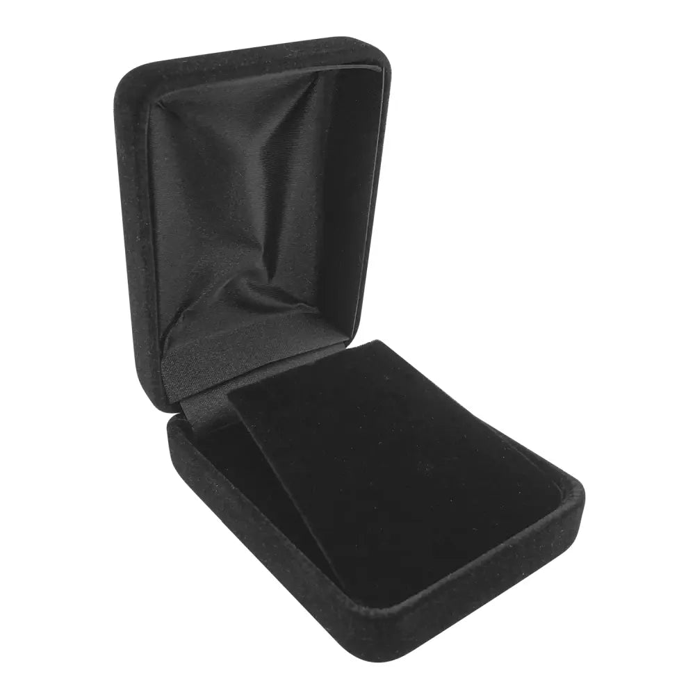 Black Flocked Velvet Gift Box
