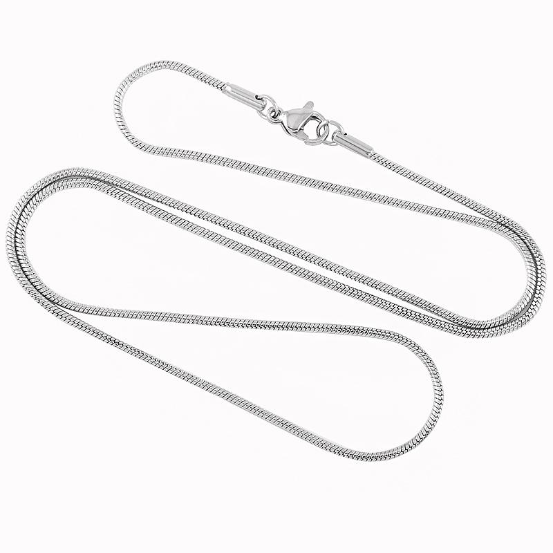 Stainless Steel Snake Chain Necklace Sarah Essie