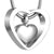 Heart in Heart Cremation Jewelry