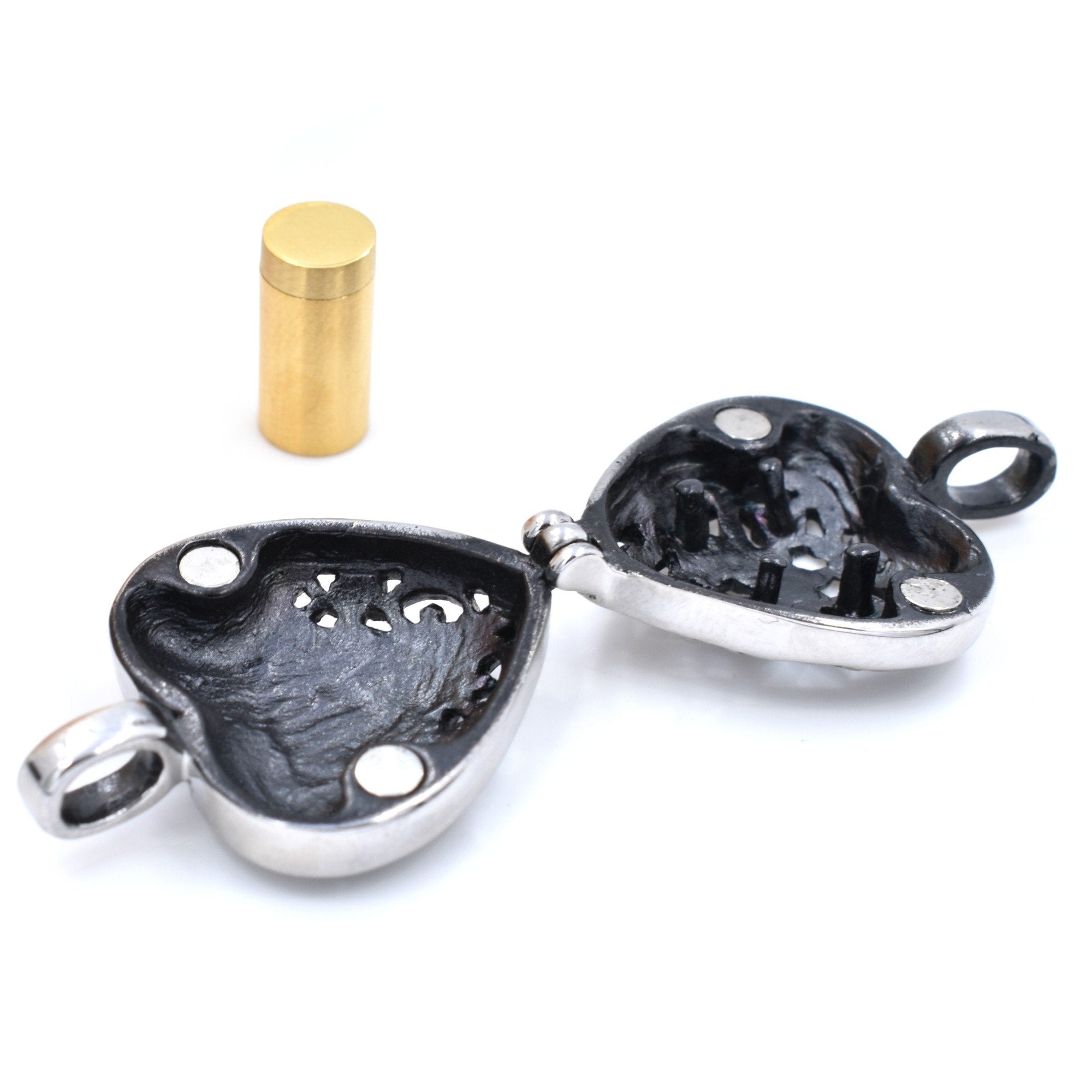 Always in My Heart Locket Necklace with Mini Urn - Sarah & Essie 