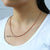 Stainless Steel Rounded Box Link Chain Necklace Cremation Jewelry Accessories My Sweetest Memories 