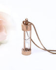 Hourglass Urn Necklace Sarah & Essie Rose Gold 