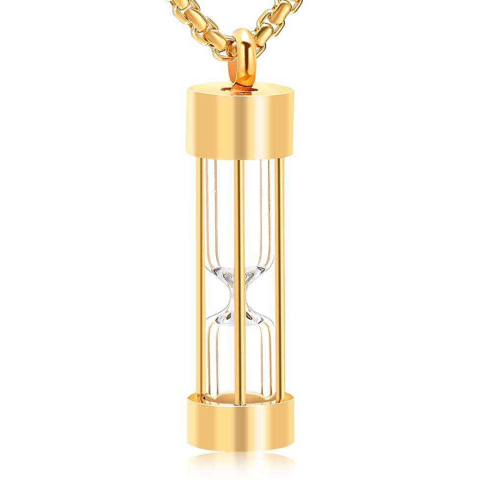 Hourglass Urn Necklace Sarah & Essie Gold 