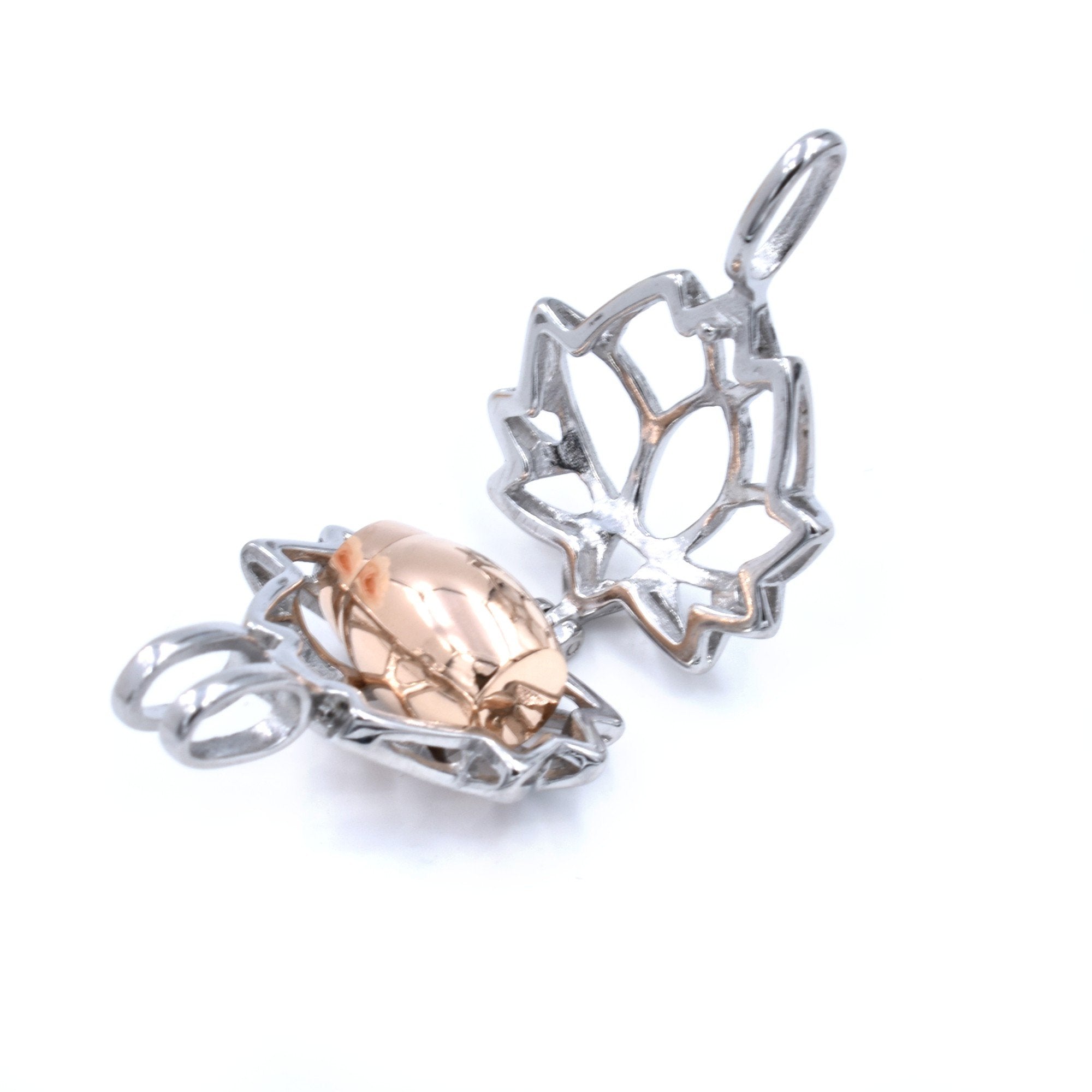 Lotus Flower Urn Necklace Sarah & Essie 