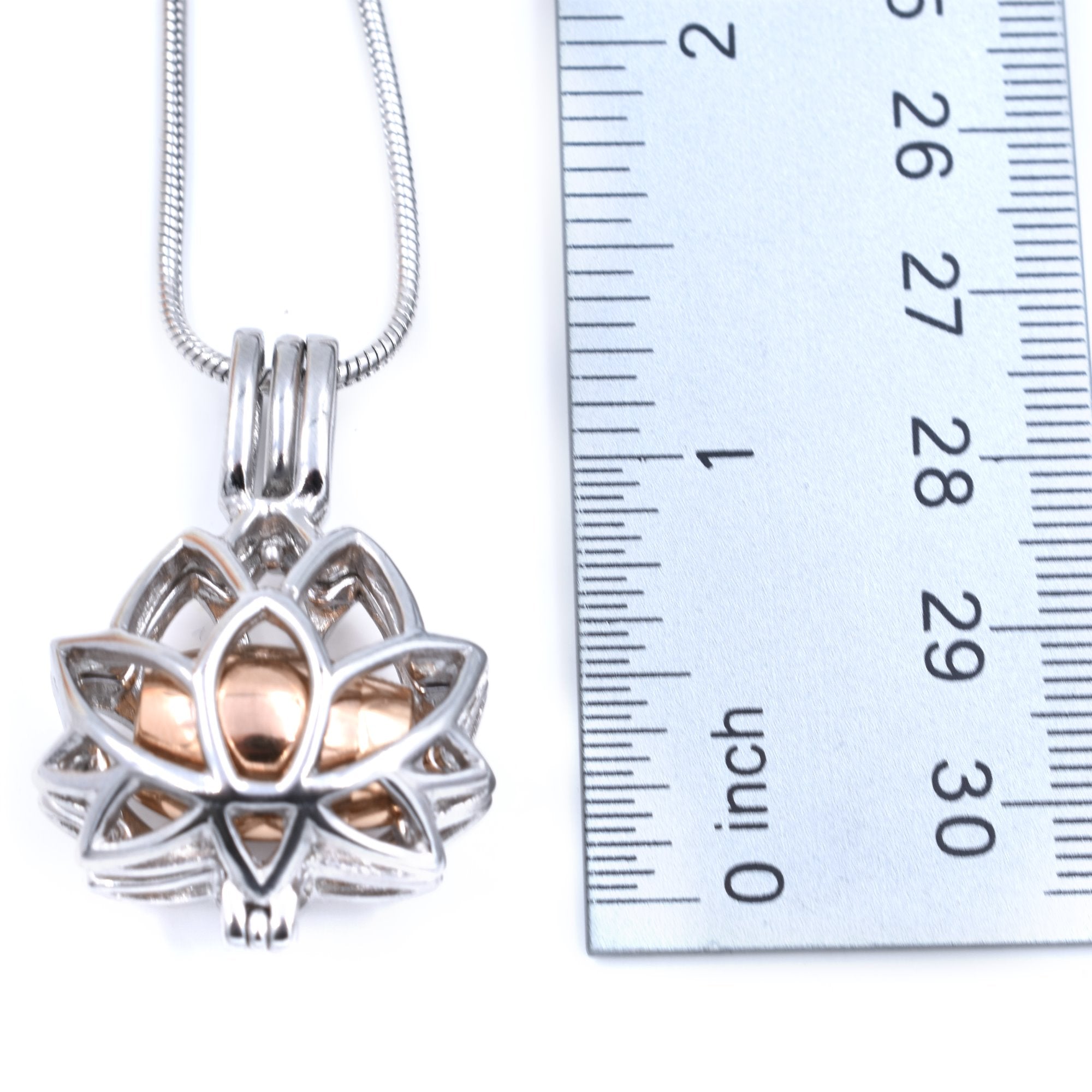 Lotus Flower Urn Necklace Sarah &amp; Essie 