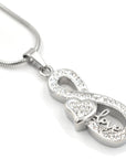 Crystal Infinity with Heart Urn Necklace Sarah & Essie 