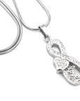 Crystal Infinity with Heart Urn Necklace Sarah & Essie 