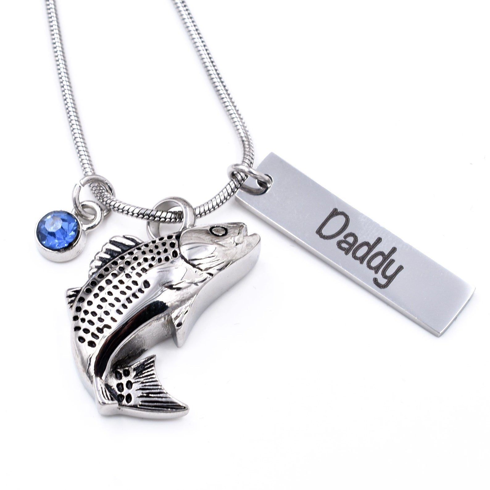 Fishing, Fish Hook Necklace for Ashes, Dad, Grandpa Memorial, Cremation  Jewelry, Urn Jewelry, Pendant for Ashes